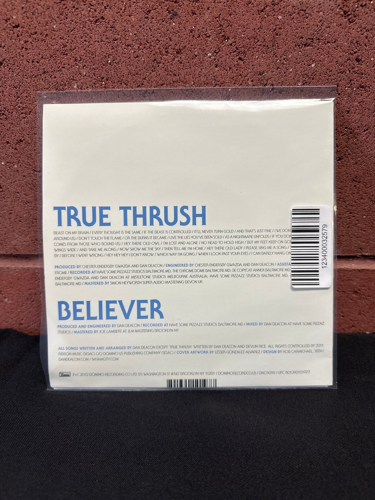 Used Vinyl:  Dan Deacon ”True Thrush” 7"