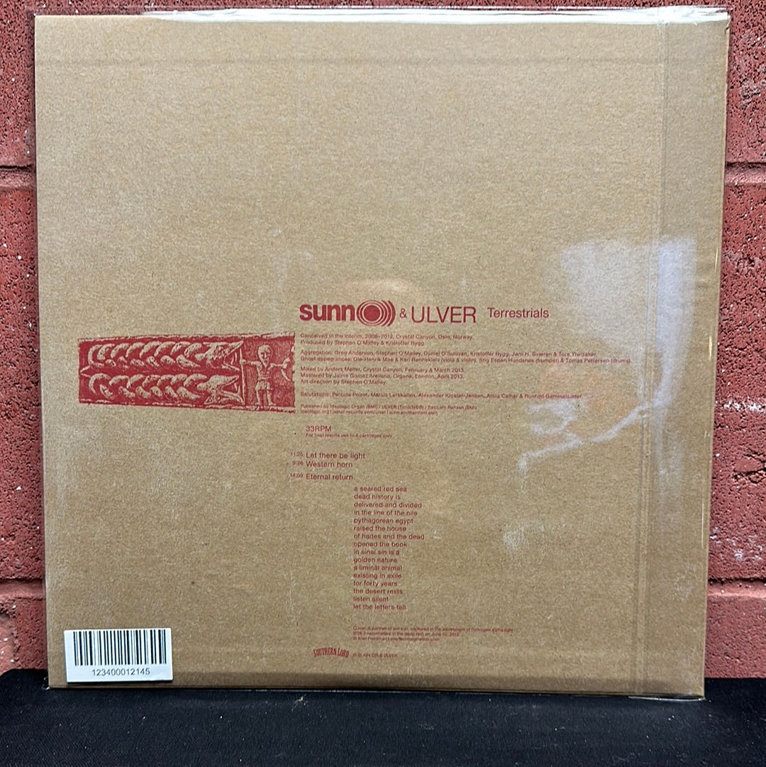 Used Vinyl:  Sunn O))) & Ulver ”Terrestrials” LP (Red vinyl)