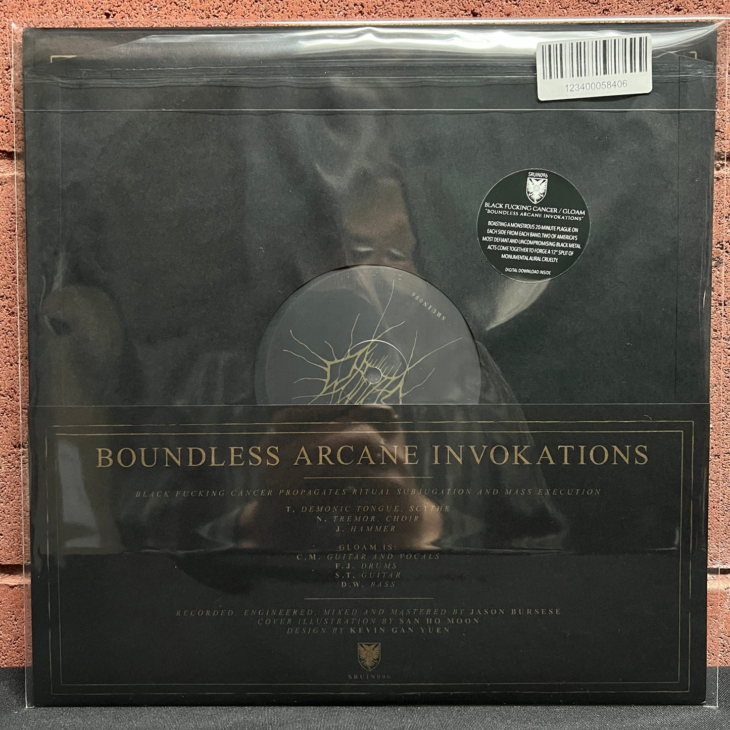 Used Vinyl: Black Fucking Cancer / Gloam "Boundless Arcane Invokations" LP