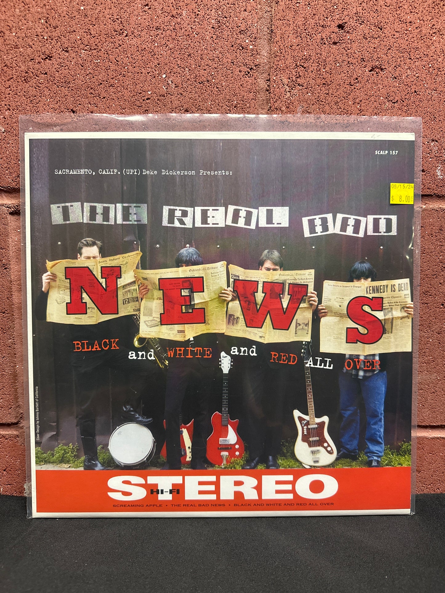 Used Vinyl:  The Real Bad News ”Black And White And Red All Over” LP