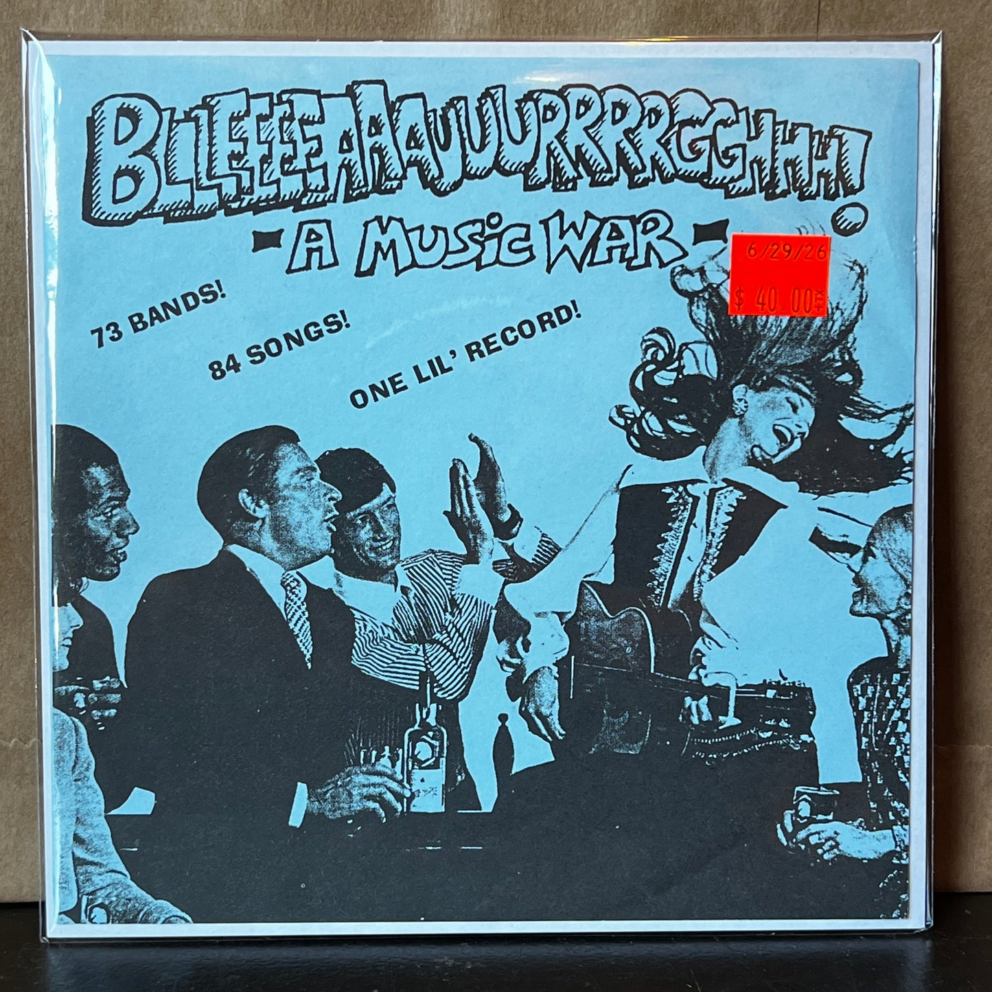 Used Vinyl: V/A "Bllleeeeaaauuurrrrgghhh! - A Music War" 7" (1998 Slap-a-Ham Press))