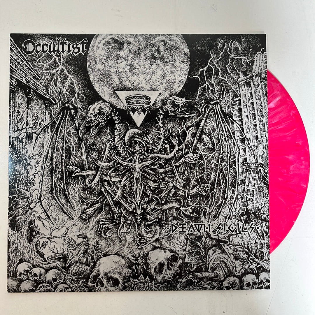 USED VINYL: Occultist “Death Sigils” LP (Red/White Marble)