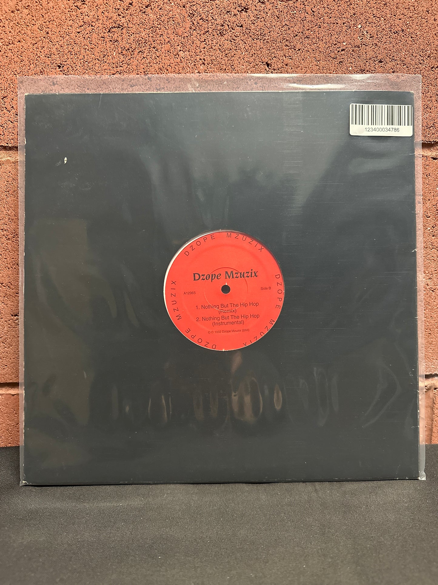 Used Vinyl:  Dzope Mzuzix ”Nothing But The Hip Hop” 12"