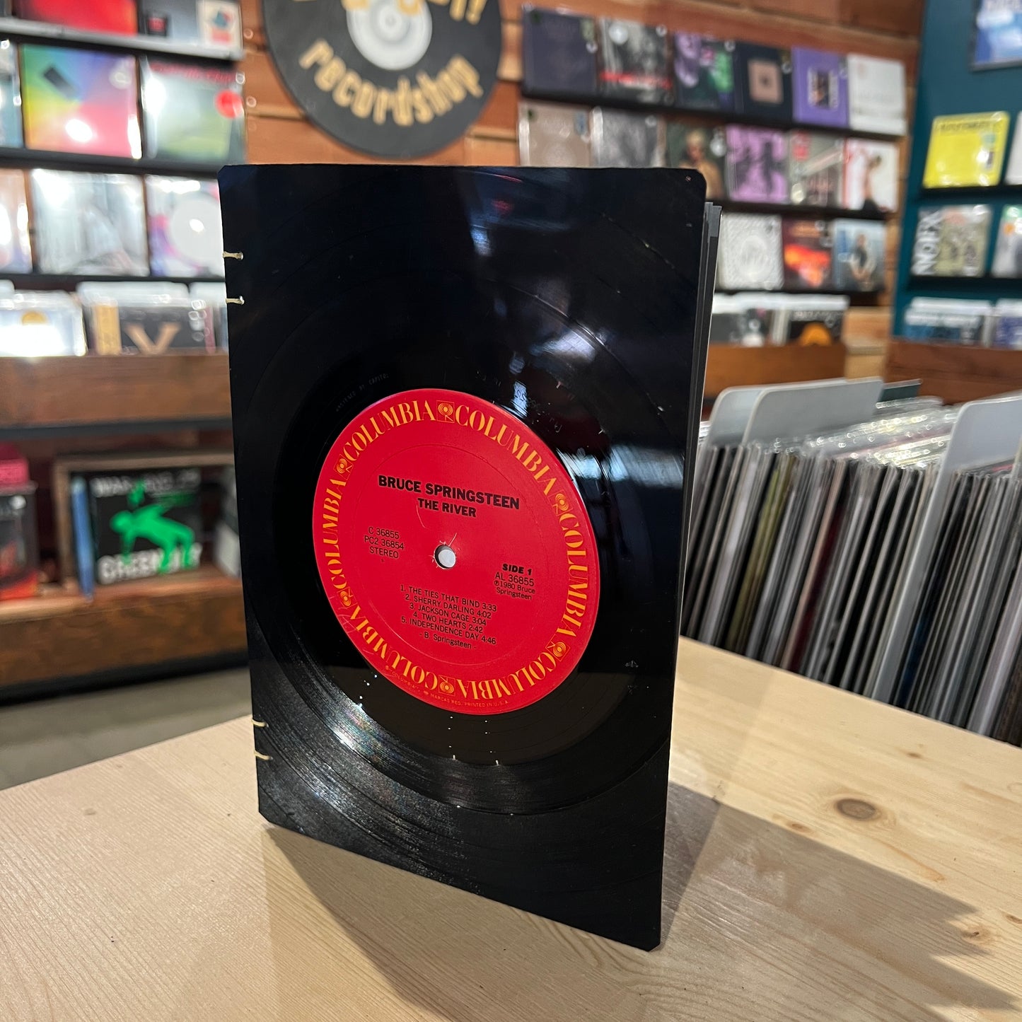 Bruce Springsteen Recycled Vinyl Journal