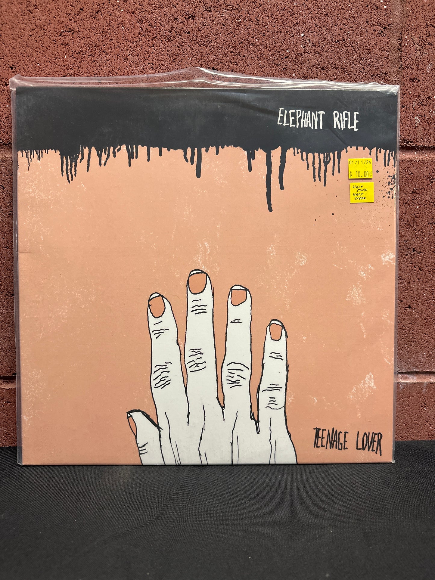 Used Vinyl:  Elephant Rifle ”Teenage Lover” 12" (Half clear/half pink vinyl)