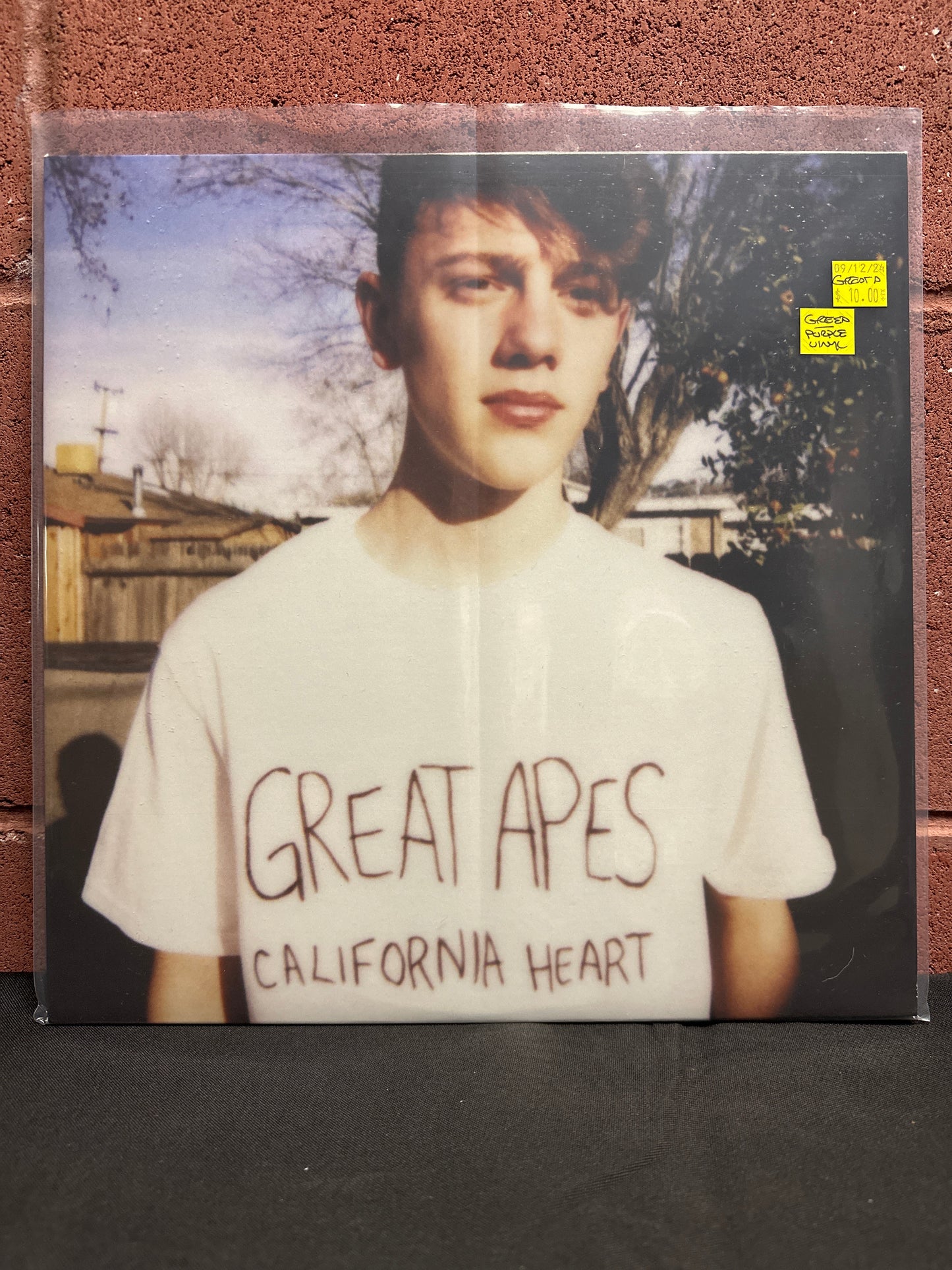 Used Vinyl:  Great Apes ”California Heart” LP (Half green half violet vinyl)