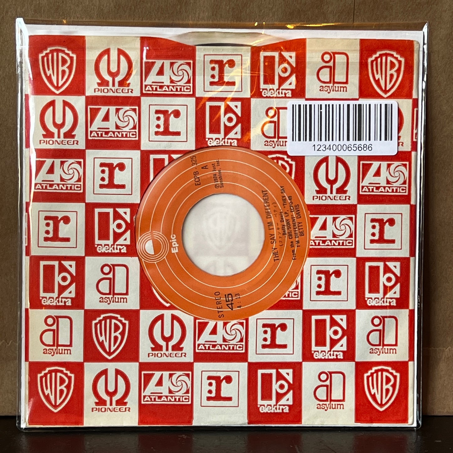Used Vinyl: Betty Davis "They Say I'm Different / Shoo-B-Doop And Cop Him" 7" (1975Japanese Issue)