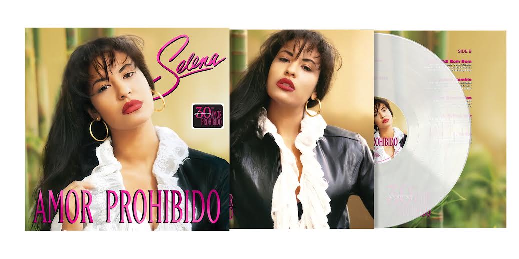 Selena "Amor Prohibido (30th Anniversary)" LP (Transparent Clear)