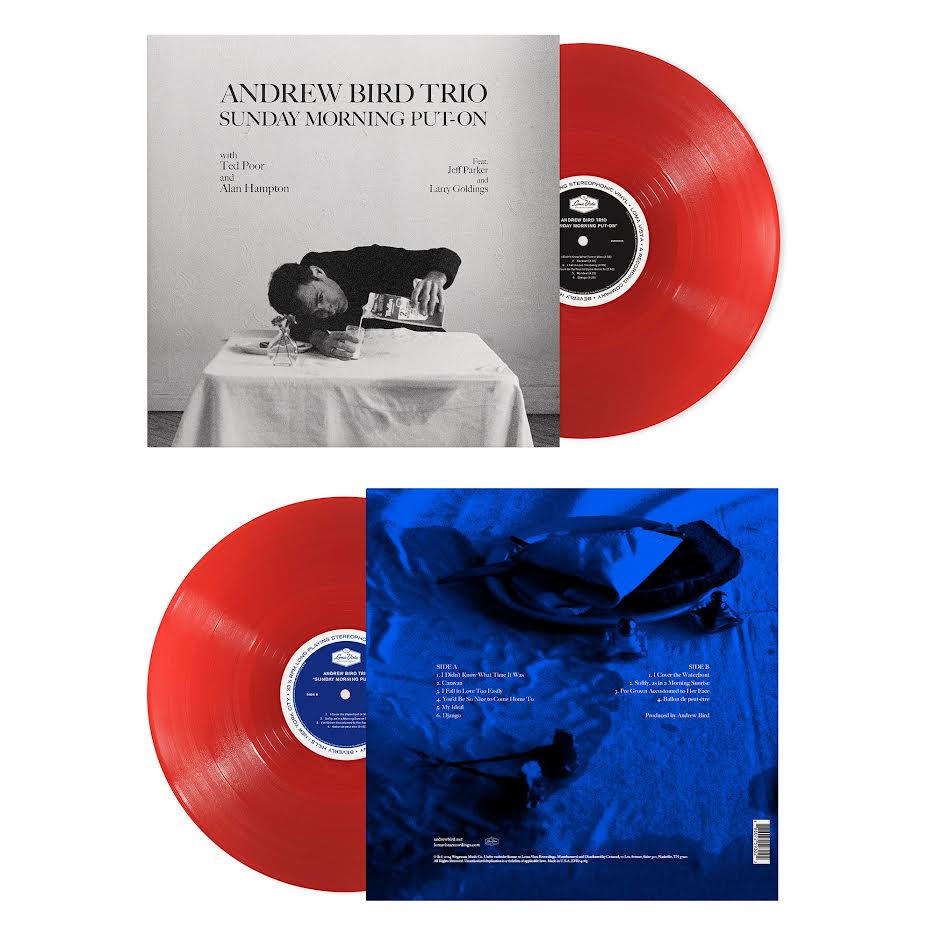 Andrew Bird Trio "Sunday Morning Put-On" Indie Exclusive LP (Translucent Ruby Red)