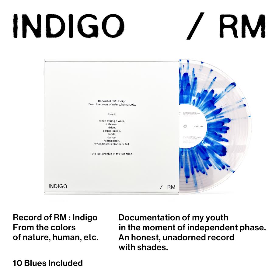 DAMAGED: RM (bts) "Indigo" LP