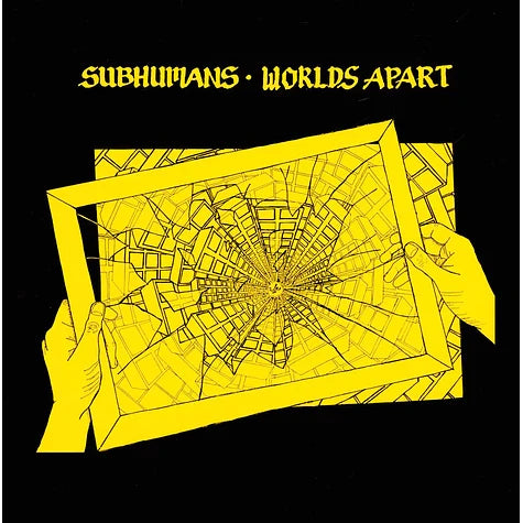 Subhumans "Worlds Apart" LP (Deep Purple Vinyl)