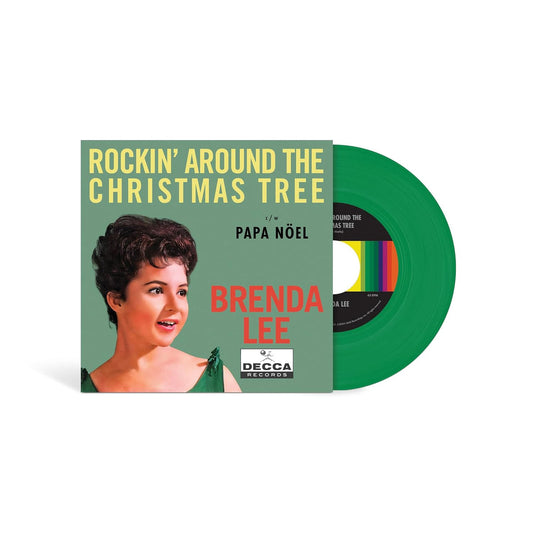 Brenda Lee "Rockin' Around The Christmas Tree" 7" (Translucent Emerald Green Vinyl)