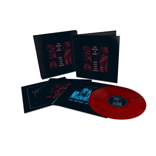 The Sisters of Mercy "First and Last and Always" 4xLP (Black & Red Marble Vinyl)