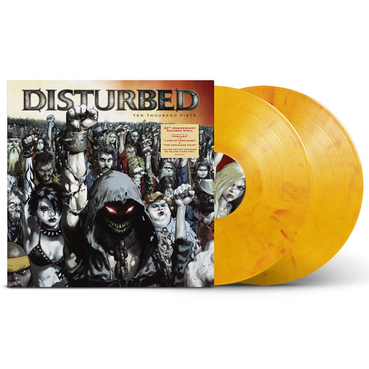 Disturbed "Ten Thousand Fists" 2xLP (Yellow Flame Vinyl)
