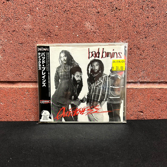 Used CD: Bad Brains "Quickness" CD (Japanese Press)