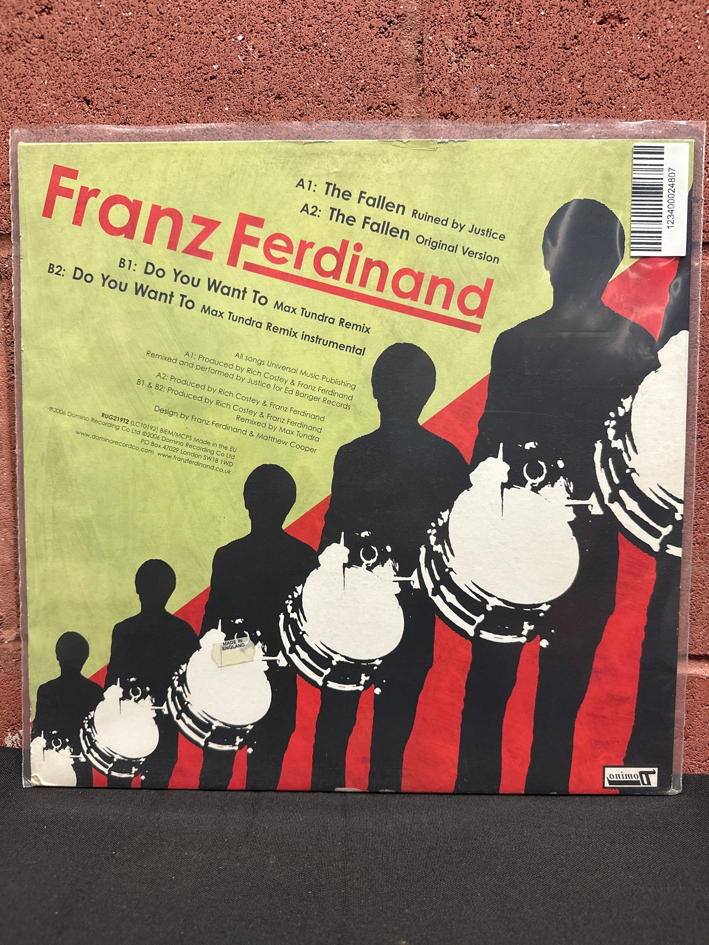 Used Vinyl:  Franz Ferdinand ”The Fallen” 12"