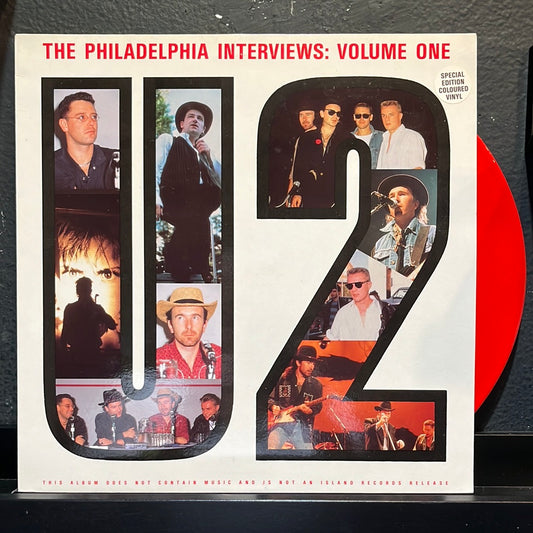 USED VINYL: U2 “The Philadelphia Interviews: Volume One” (Red Vinyl)