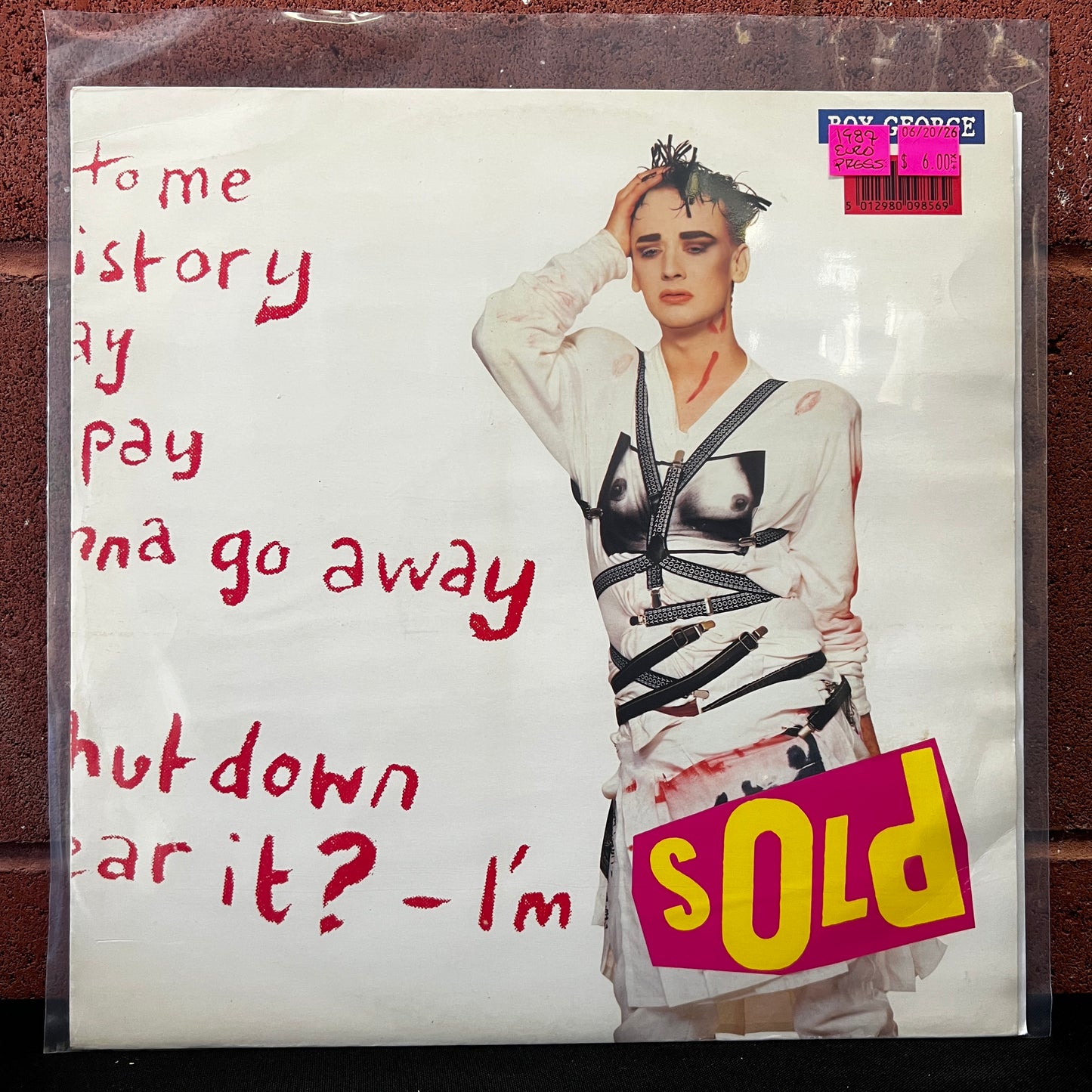 Used Vinyl: Boy George "Sold" 12" (1987 Euro Press)