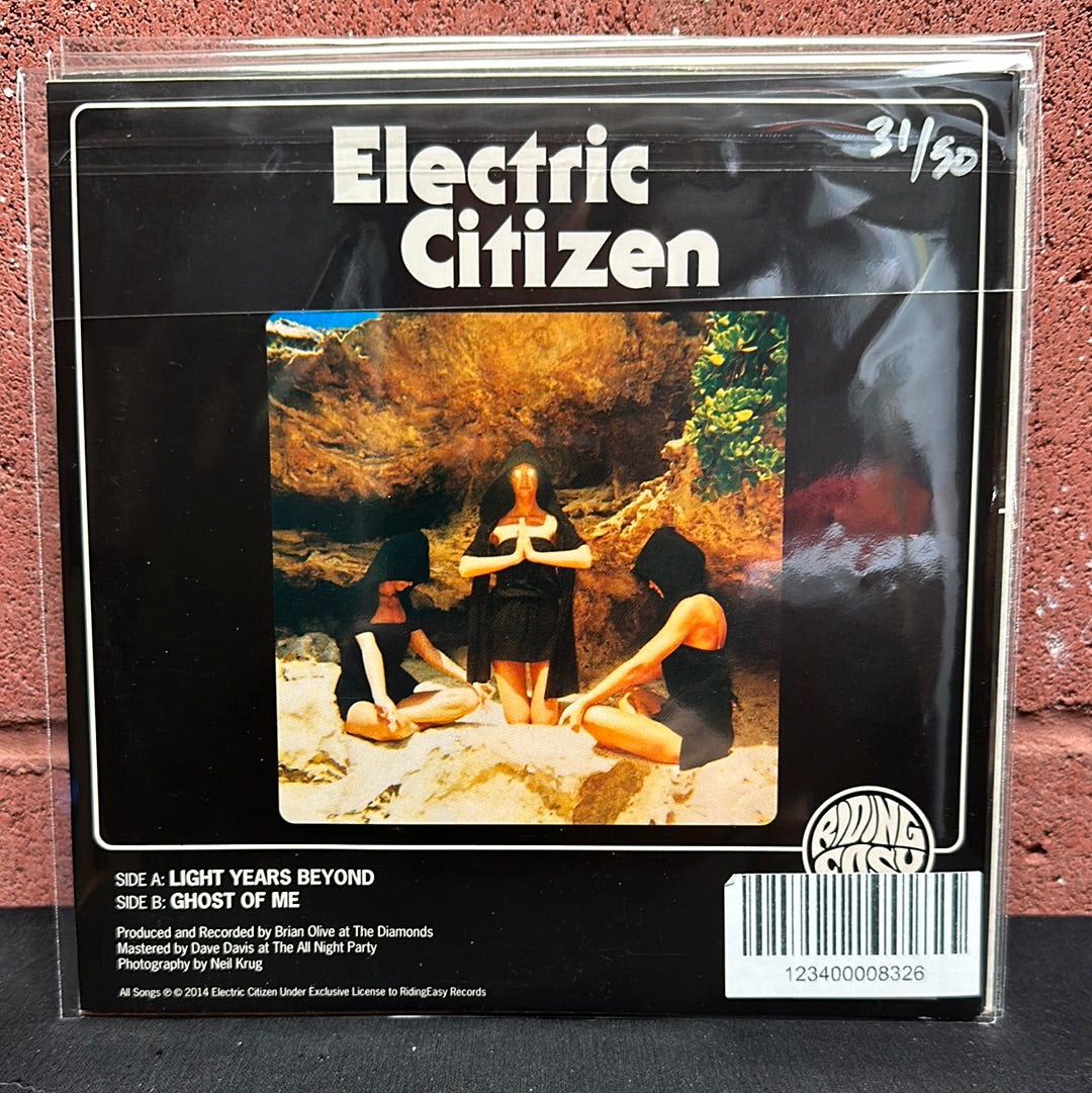 Used Vinyl:  Electric Citizen ”Light Years Beyond” 7" (Clear vinyl)