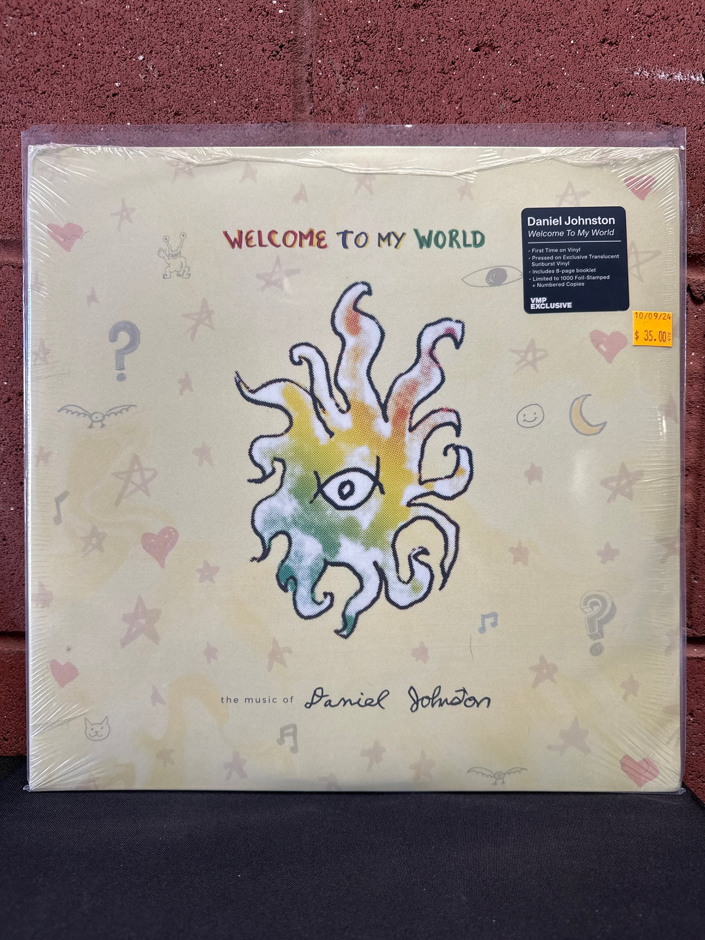 Used Vinyl:  Daniel Johnston ”Welcome To My World: The Music Of Daniel Johnston” 2xLP (Sunburst Vinyl)