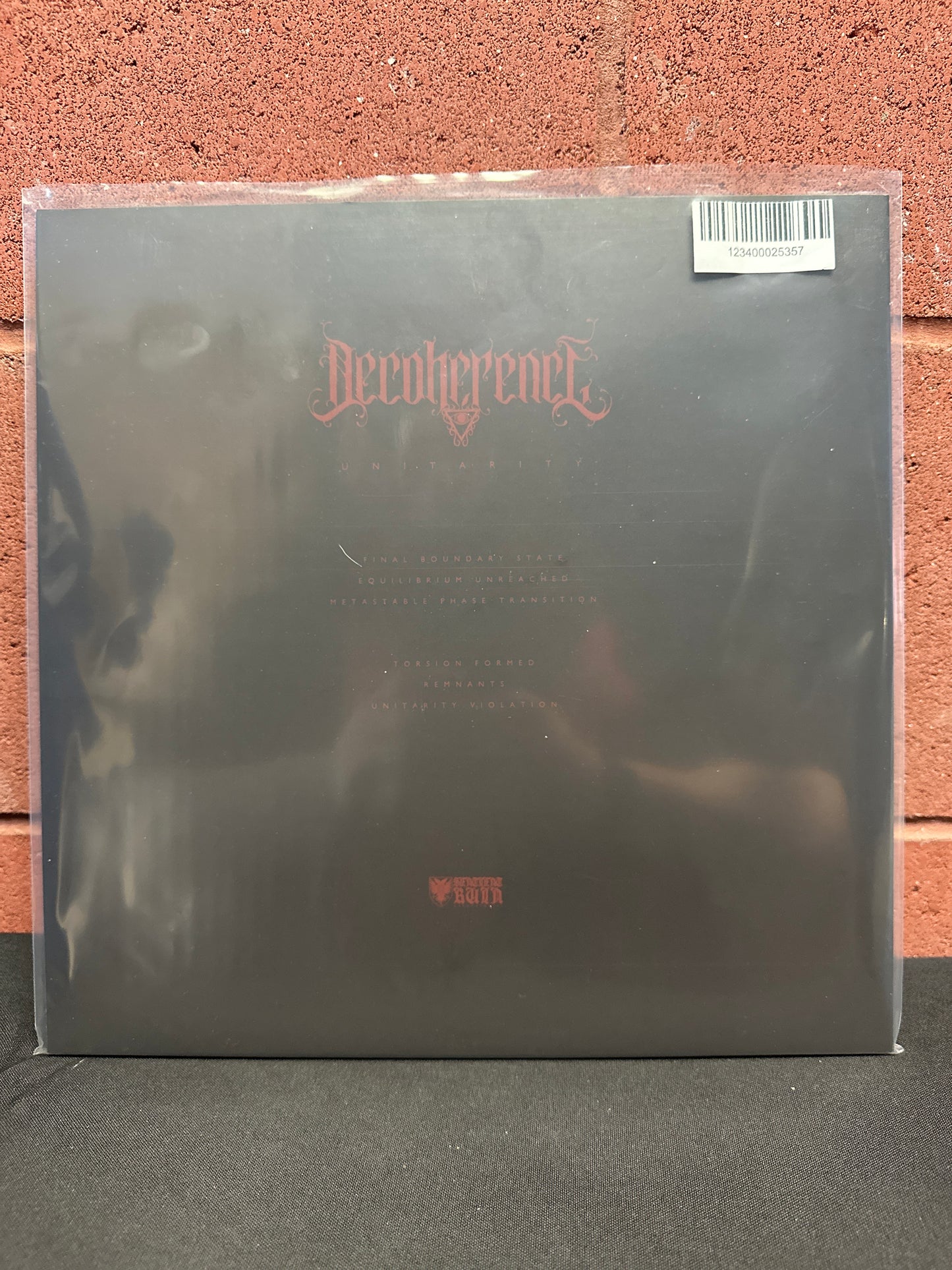 Used Vinyl:  Decoherence ”Unitarity” LP (Red vinyl)