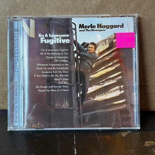 Used CD: Merle Haggard & The Strangers "I'm A Lonesome Fugitive" CD (2001 Press)