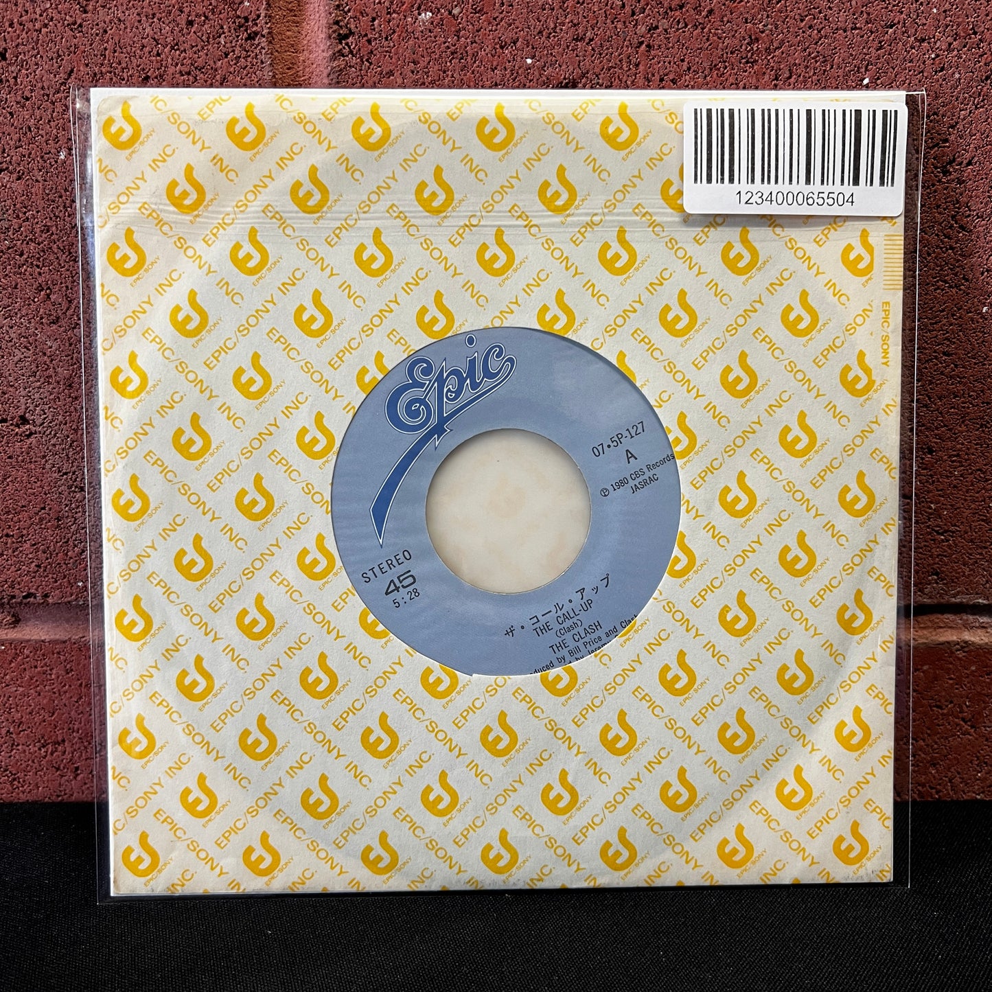 Used Vinyl: The Clash "The Call Up / Stop The World" 7" (1980 Japanese Issue)