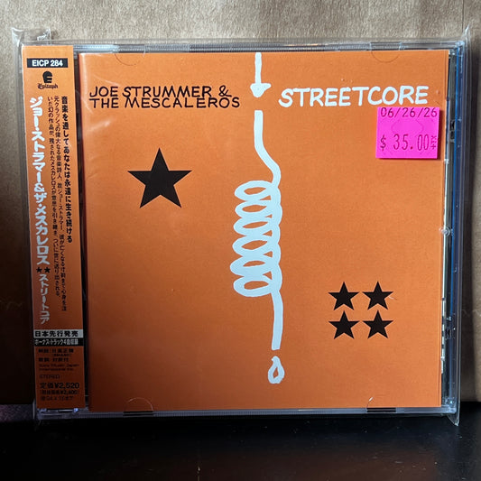 Used CD: Joe Strummer & The Mescaleros "Streetcore" CD (2003 Japanese Press w/ Bonus Tracks)
