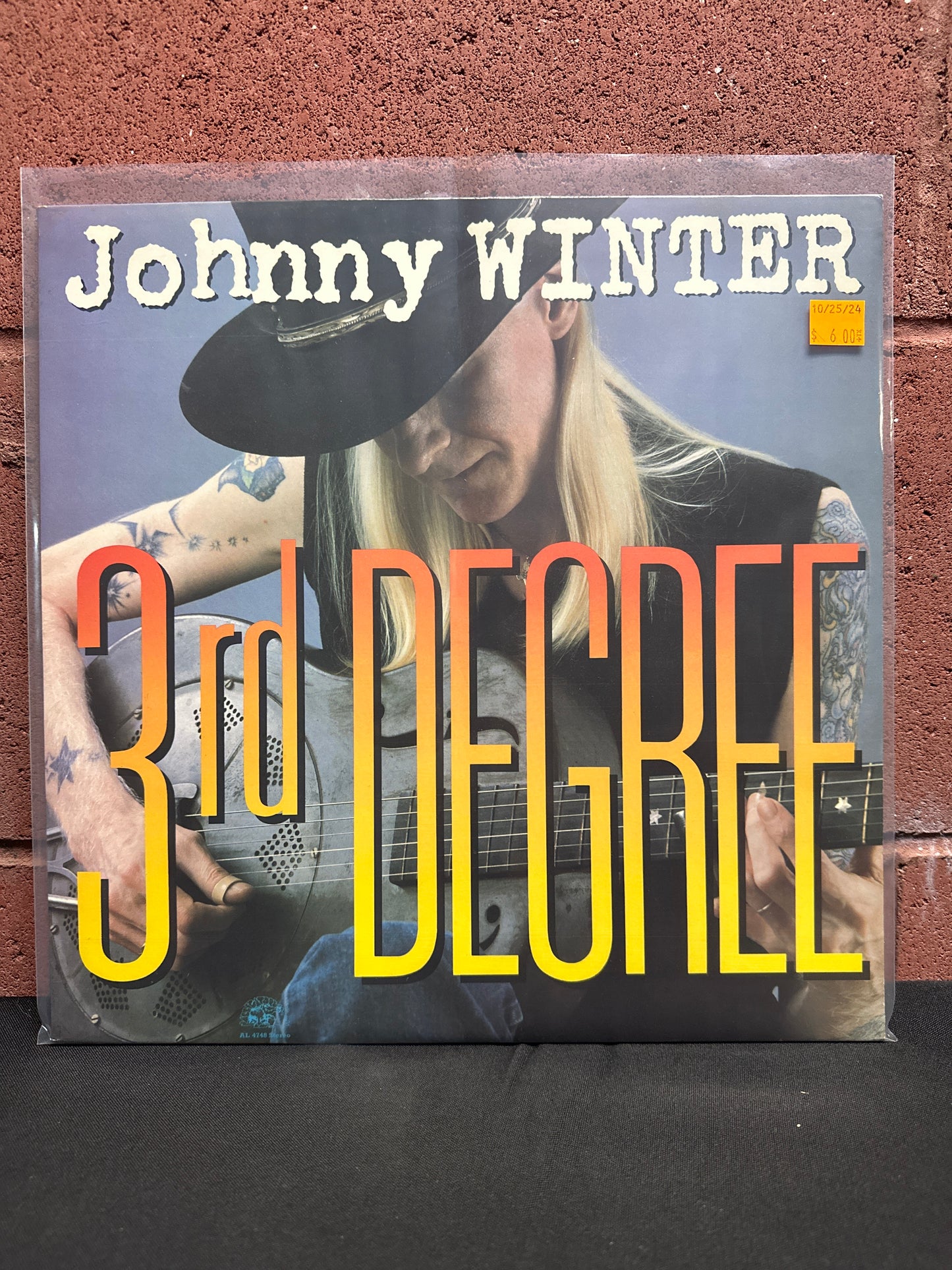 Used Vinyl:  Johnny Winter ”3rd Degree” LP