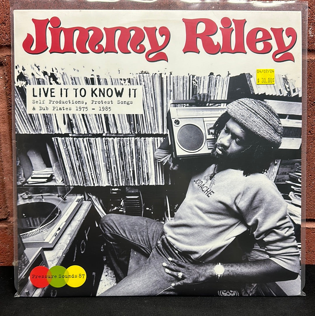 Used Vinyl:  Jimmy Riley ”Live It To Know It” 2xLP