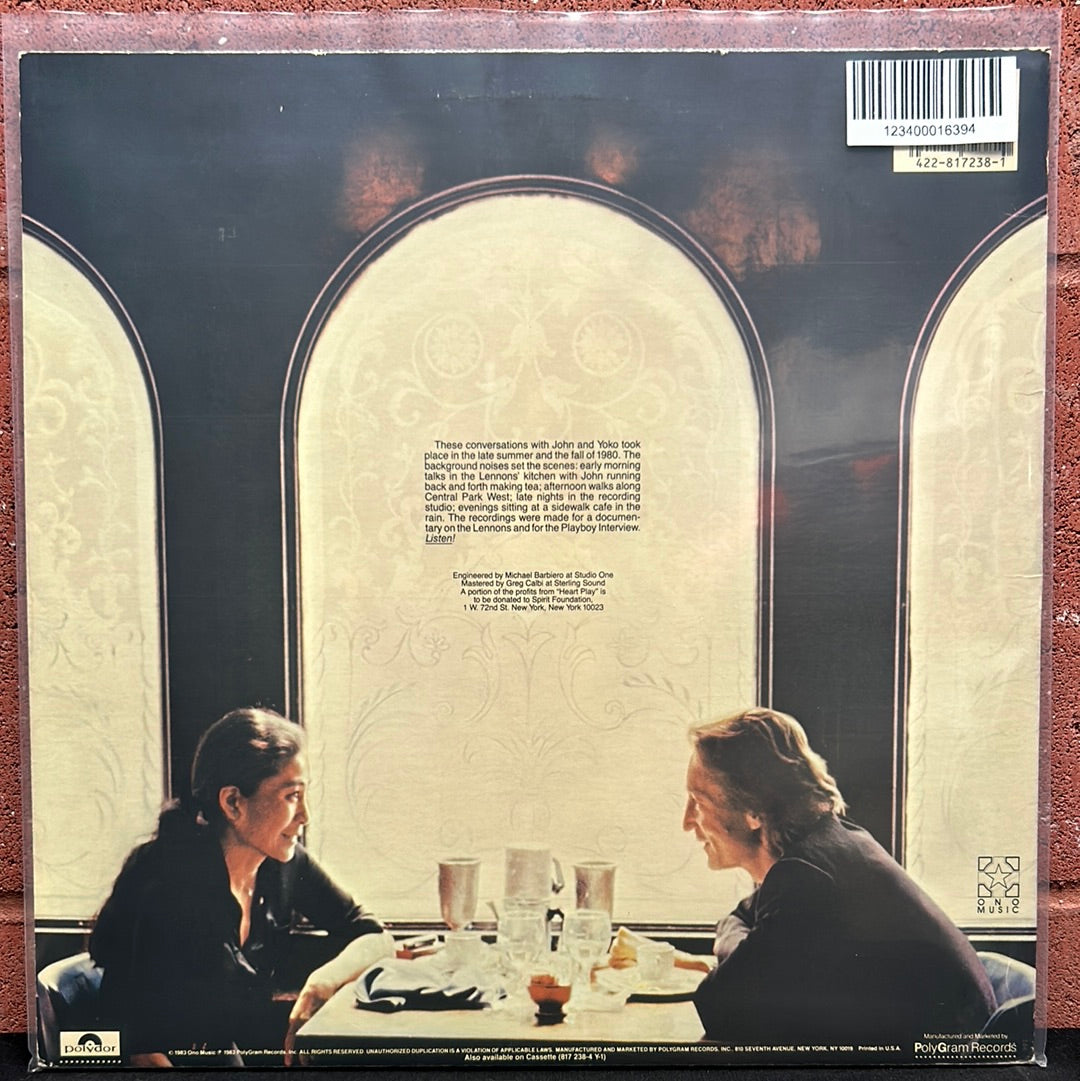 Used Vinyl:  John Lennon & Yoko Ono ”Heart Play” LP