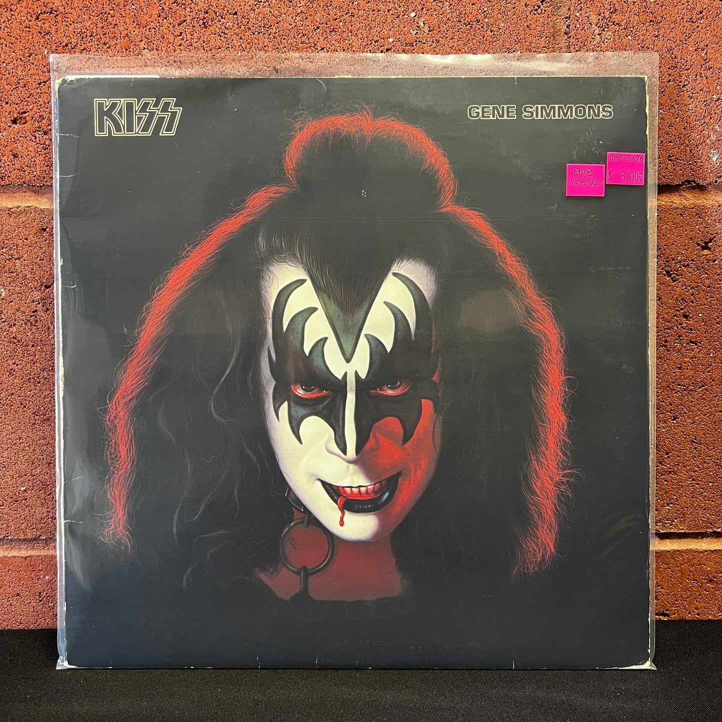 Used Vinyl: Kiss / Gene Simmons "Gene Simmons" LP (1978 Press)