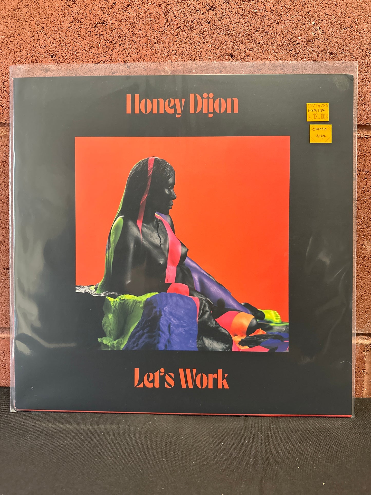 Used Vinyl:  Honey Dijon ”Let’s Work” 12" (Orange vinyl)