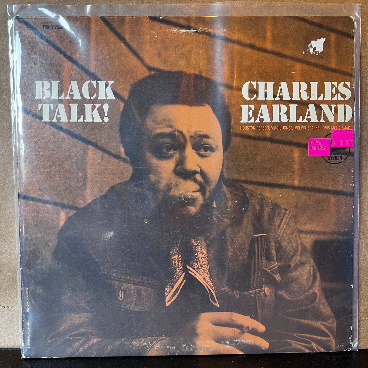 Used Vinyl: Charles Earland ‎'Black Talk!" LP (1970 Press)