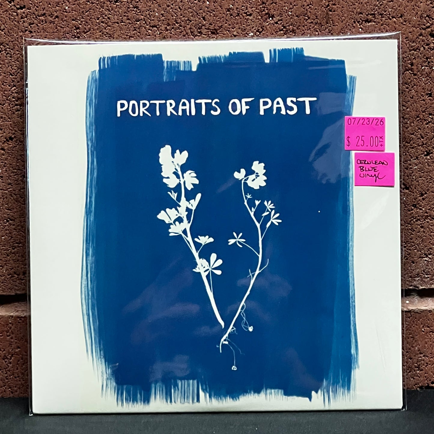 Used Vinyl: Portraits Of Past / Saetia "Split" 7" (2026 Press - Cerulean Blue Vinyl)