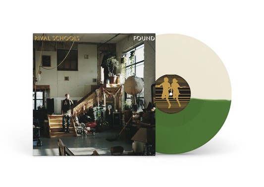 DAMAGED: Rival Schools "Found" LP (Olive Green & Cream Vinyl)