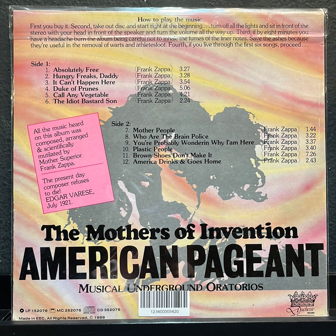 USED VINYL: The Mothers Of Invention "American Pageant" LP