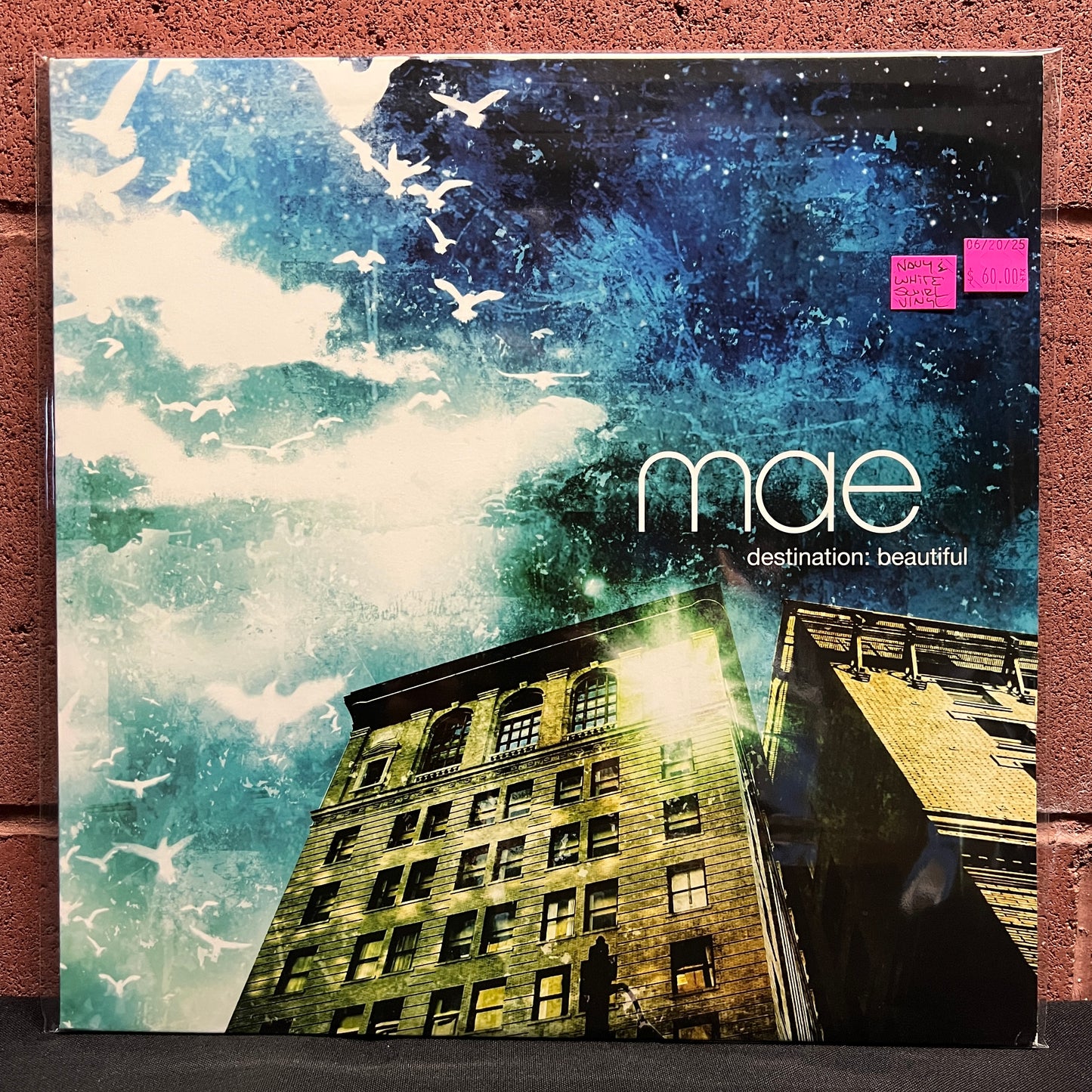Used Vinyl: Mae "Destination: Beautiful" LP (Navy & White Swirl Vinyl)