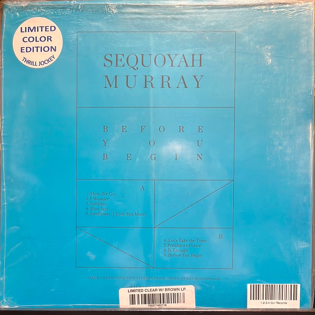 USED VINYL: Sequoyah Murray "Before You Begin" LP (Clear w/Brown Vinyl)