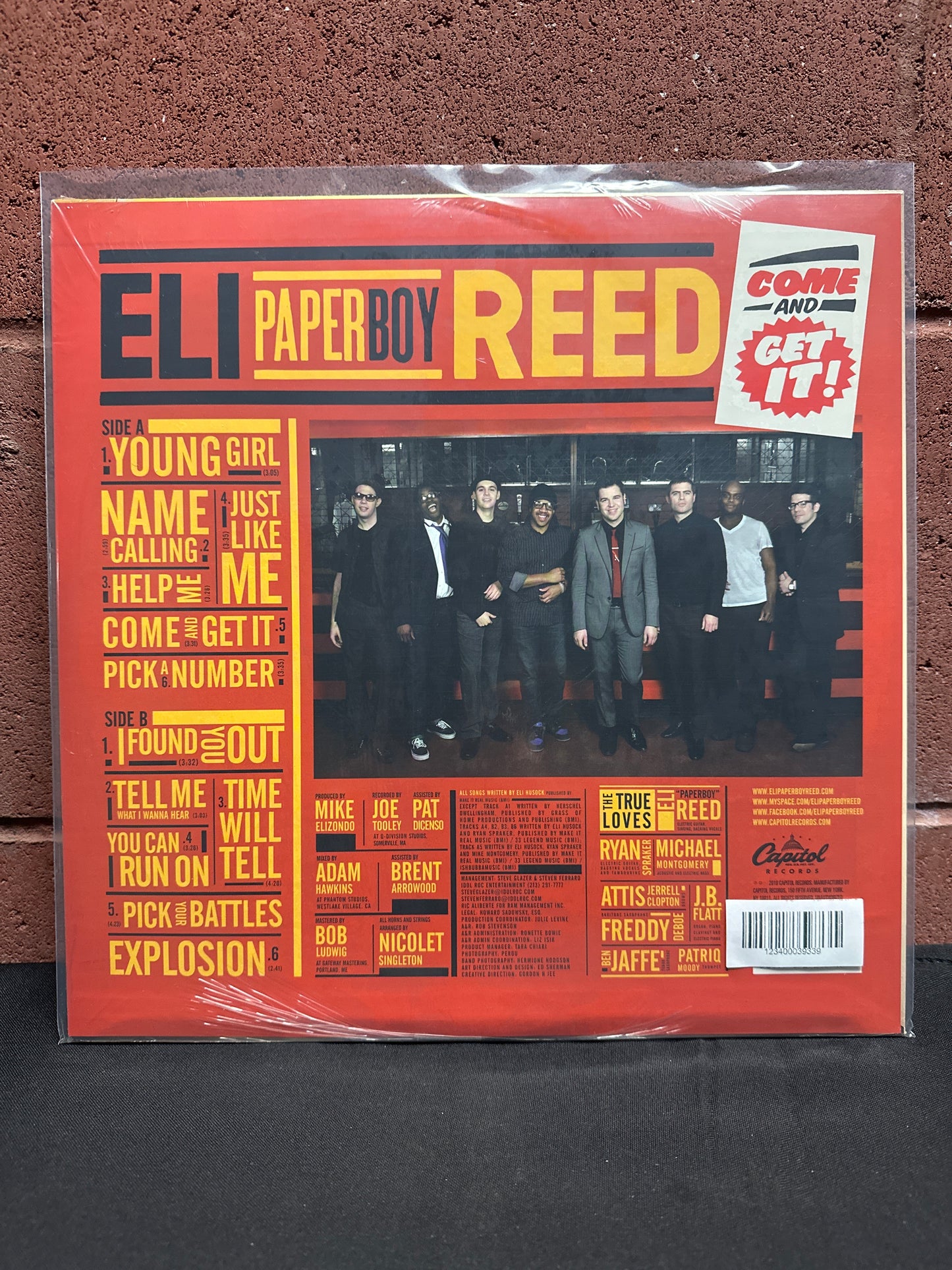 Used Vinyl:  Eli "Paperboy" Reed ”Come And Get It!” LP