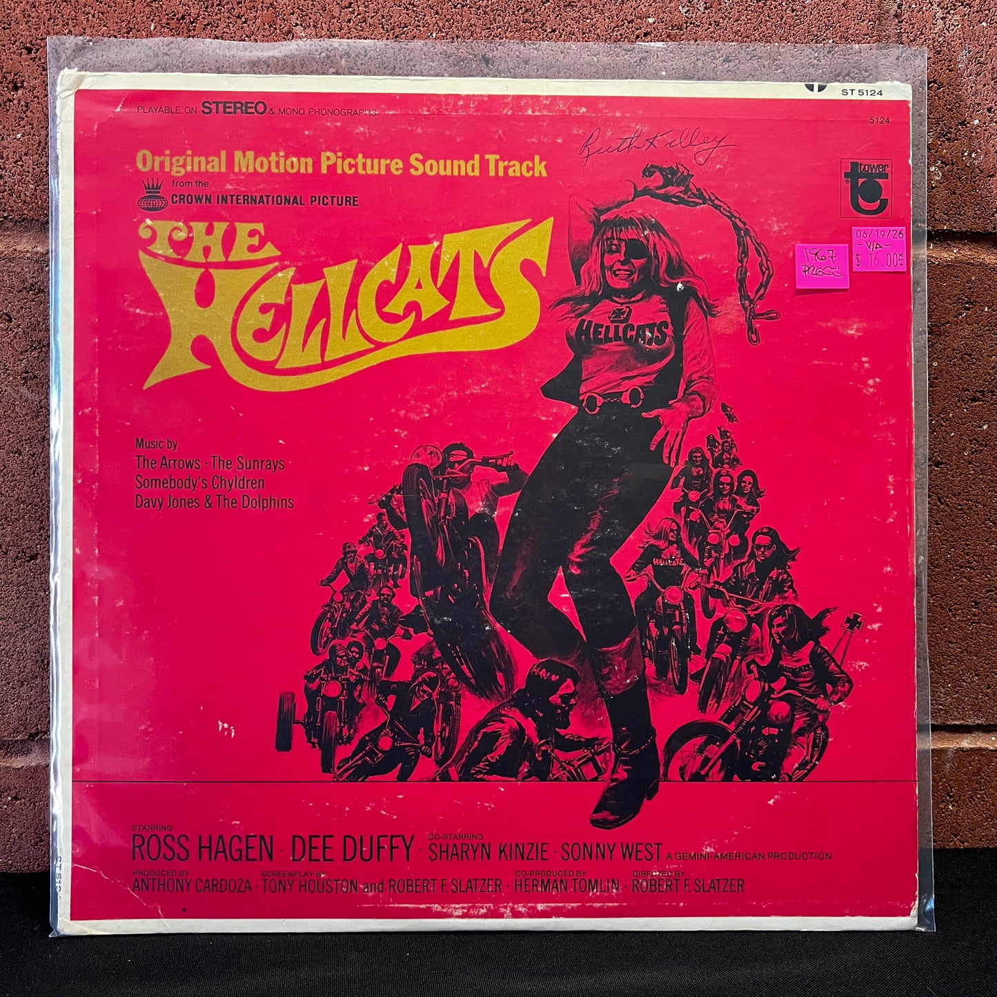 Used Vinyl: V/A - "The Hellcats (Original Motion Picture Sound Track)" LP (1967 Press)