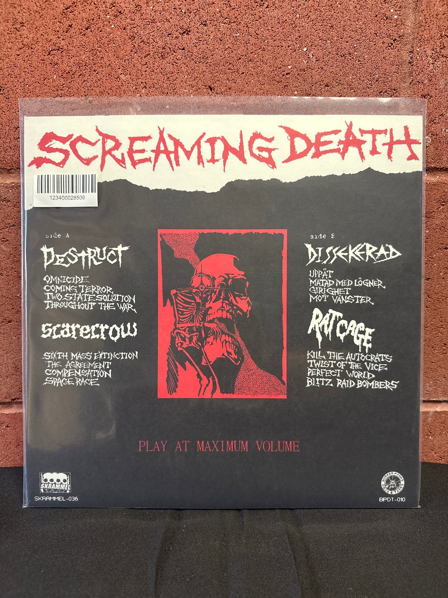 Used Vinyl:  Various ”Screaming Death” LP