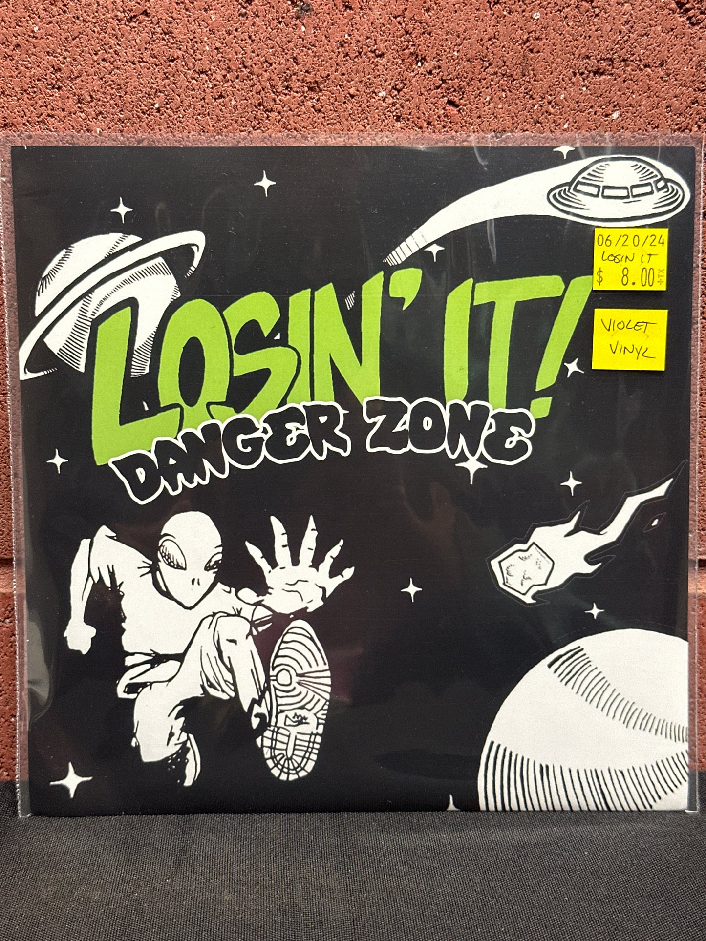 Used Vinyl:  Losin' It ”Danger Zone” 7" (Violet vinyl)