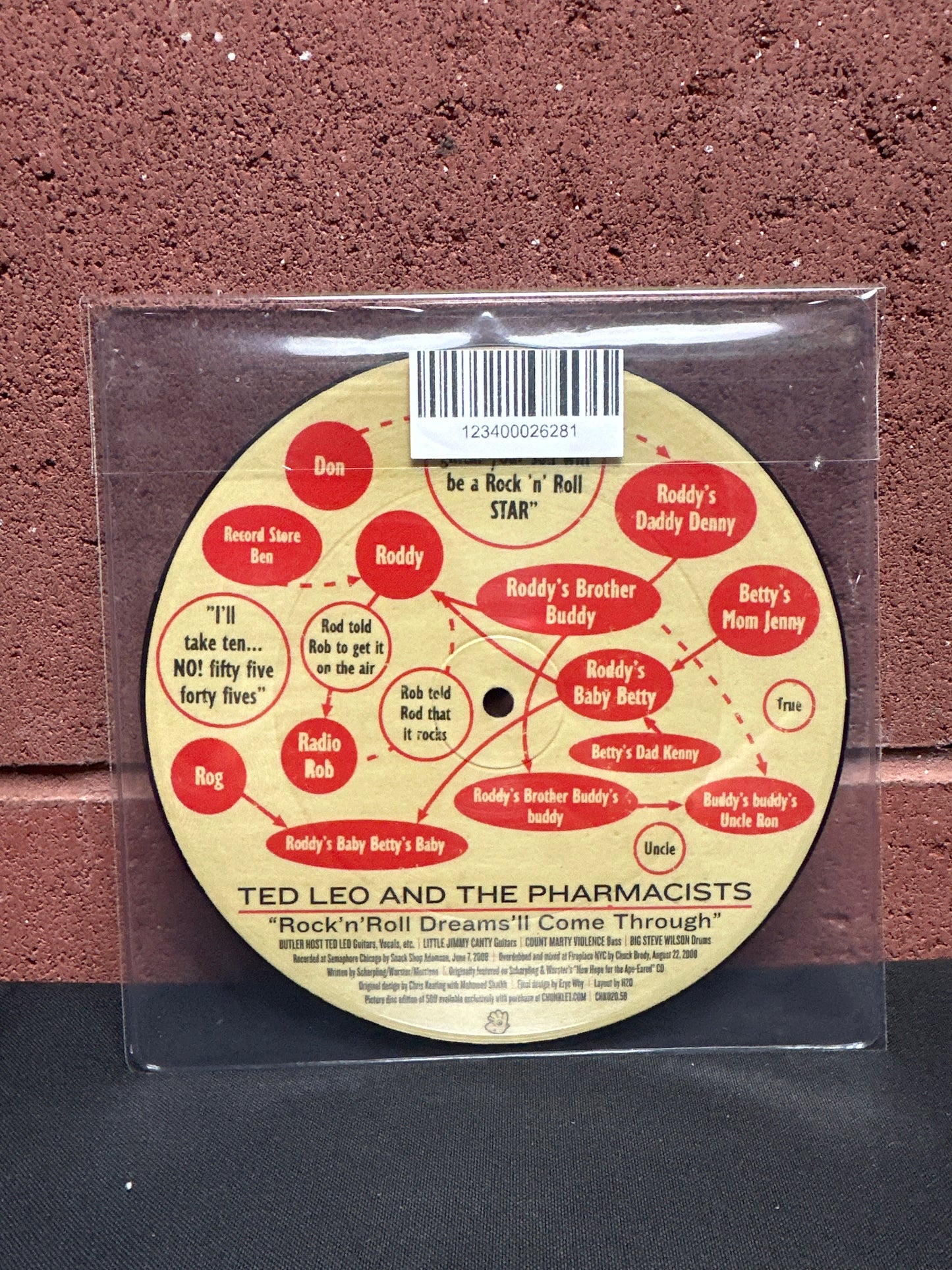 Used Vinyl:  Zach Galifianakis / Ted Leo and the Pharmacists ”Zach Galifianakis / Ted Leo And The Pharmacists” 7" (Picture disc)