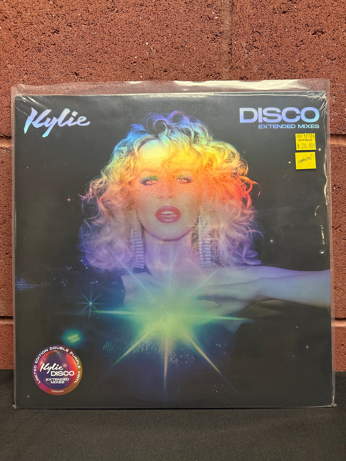 Used Vinyl:  Kylie Minogue ”Disco (Extended Mixes)” 2xLP (Purple vinyl)