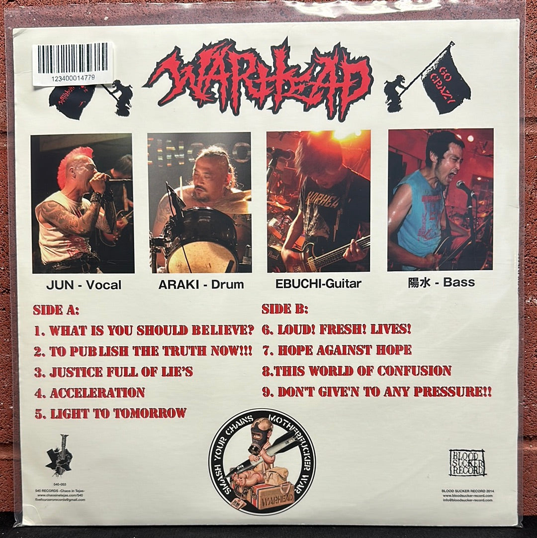 Used Vinyl:  Warhead ”Warhead” LP