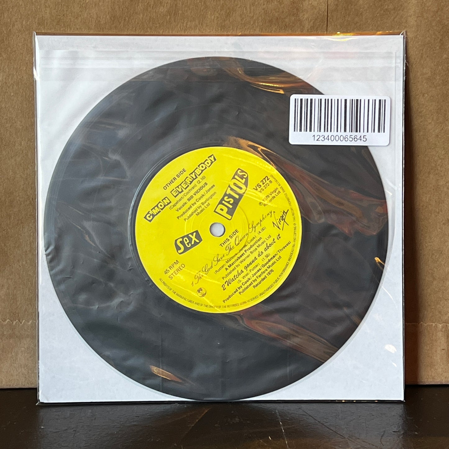Used Vinyl: Sex Pistols "C'Mon Everybody" 7" (1979 UK "Porky" Press)