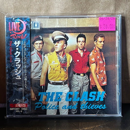 Used CD: The Clash "Police And Thieves" CD (1994 Japanese Press)