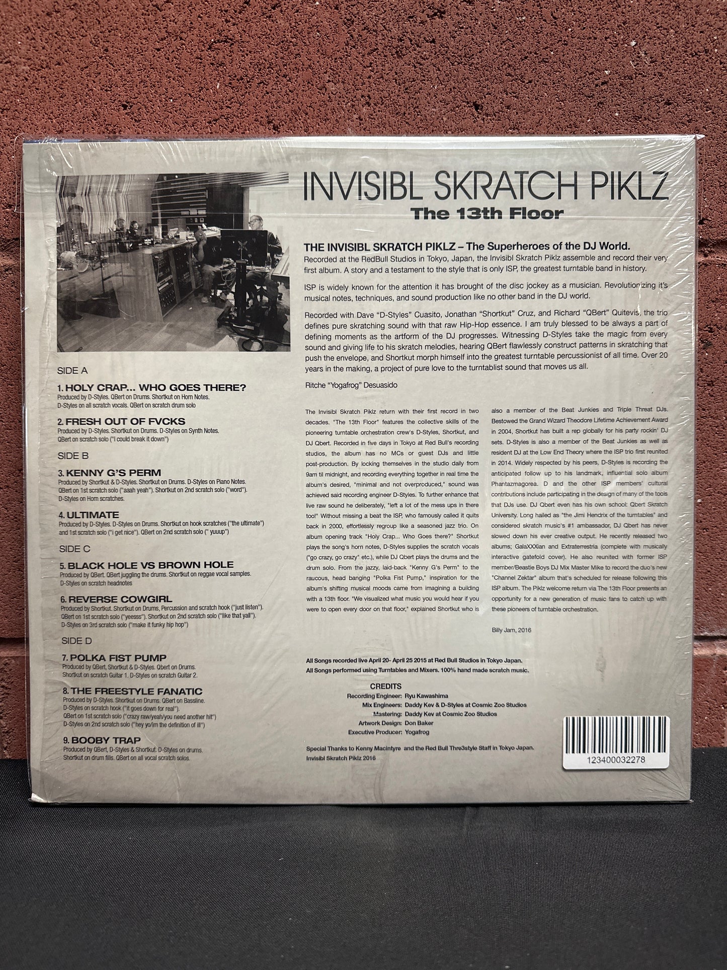 Used Vinyl:  Invisibl Skratch Piklz ”The 13th Floor” 2xLP (Blue Vinyl)