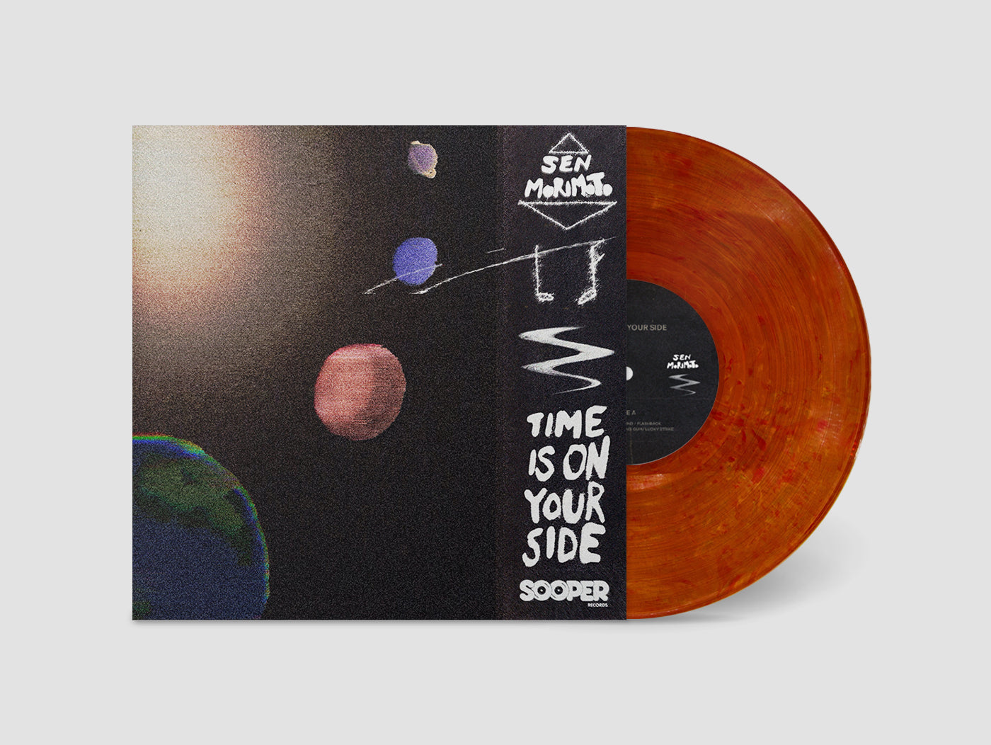 PRE-ORDER: Sen Morimoto "Time Is On Your Side" LP (Transparent Red Planet Vinyl)